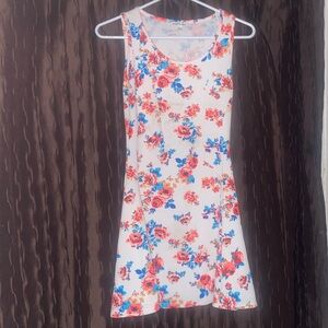 White Floral small dress